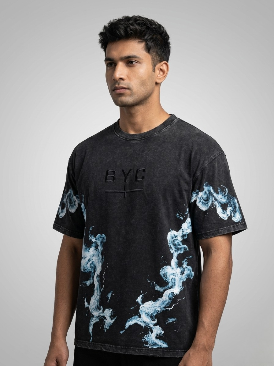 Cobalt Smoke Vintage Tee