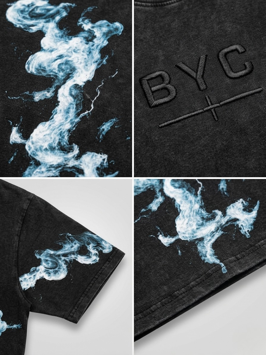 Cobalt Smoke Vintage Tee