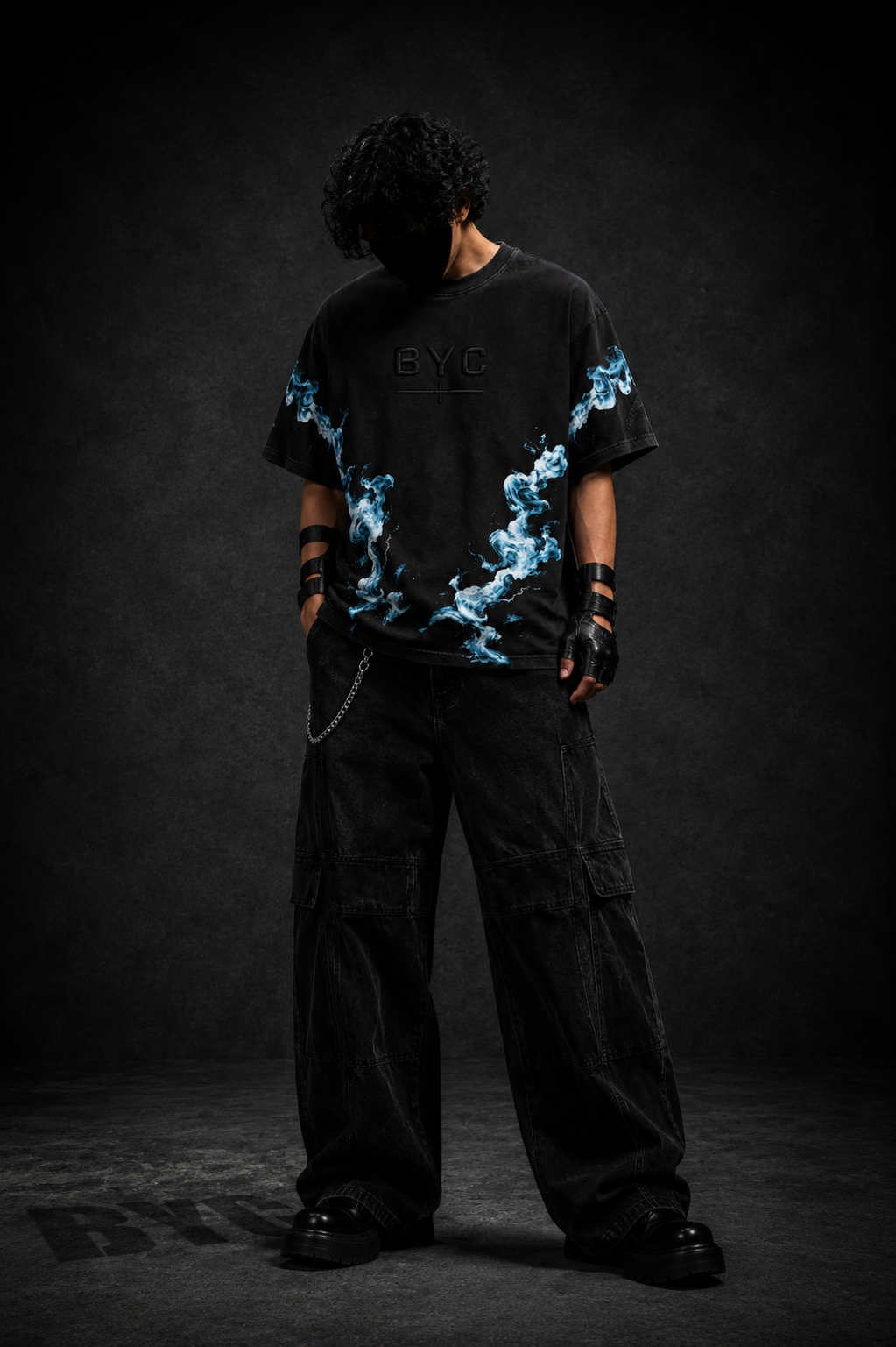 Cobalt Smoke Vintage Tee
