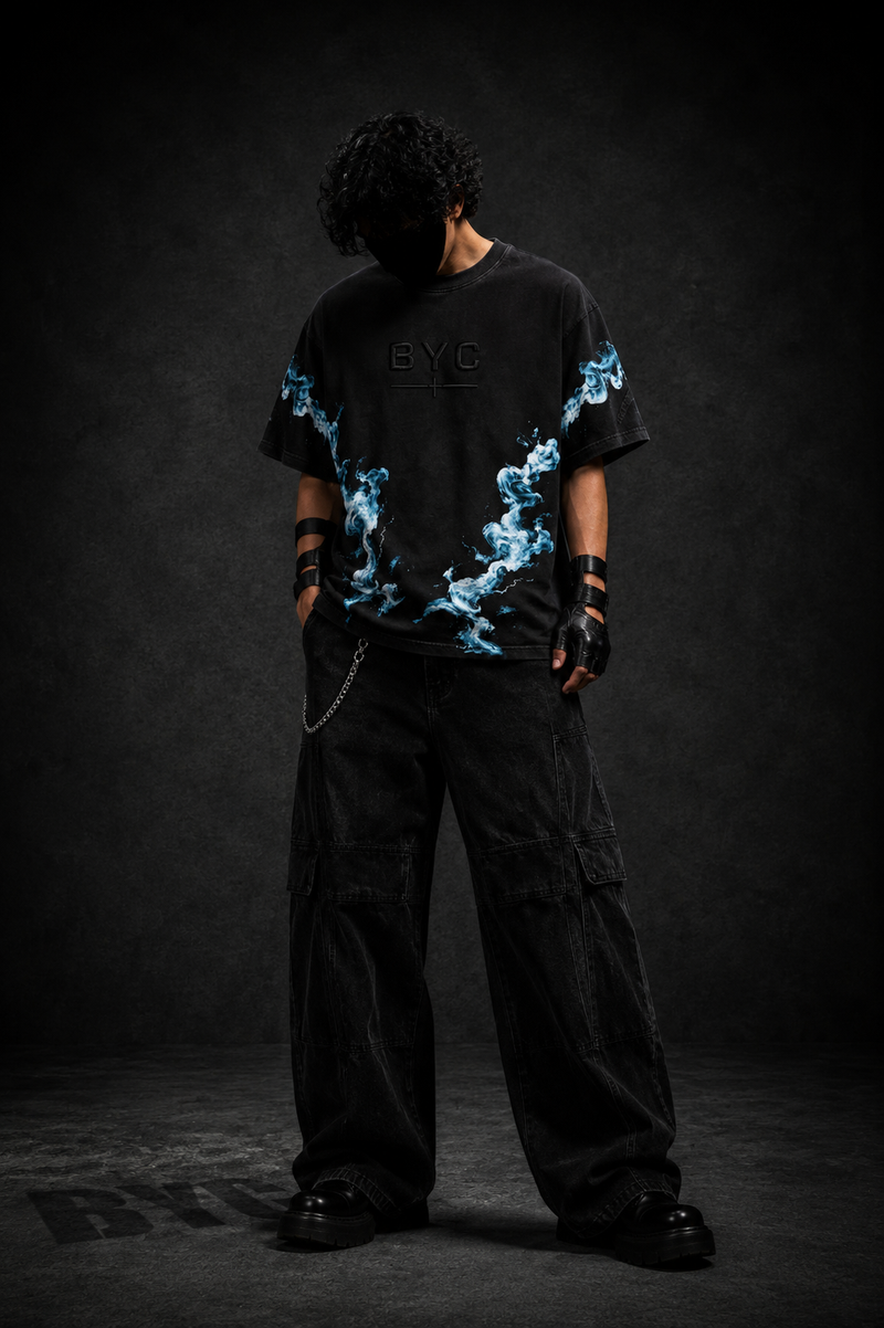 Cobalt Smoke Vintage Tee