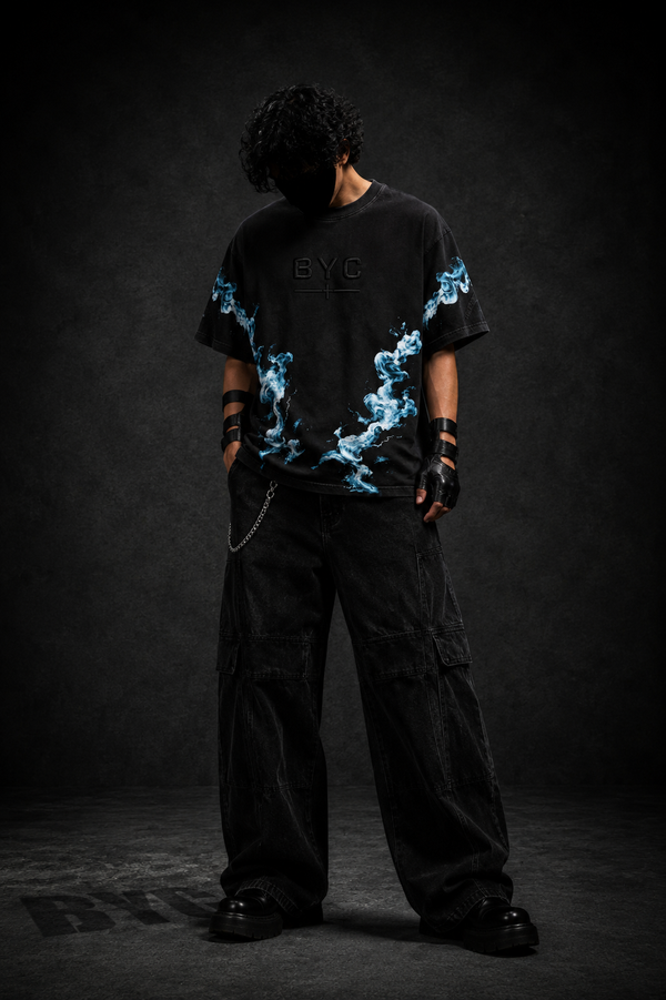 Cobalt Smoke Vintage Tee